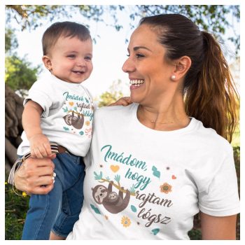   Cuki lajháros Anyák napi szett - Anya-baba body/póló szett