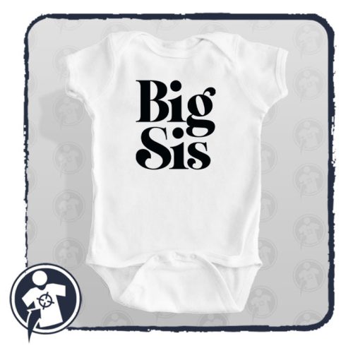 Big Sis - feliratos body/gyerekpóló