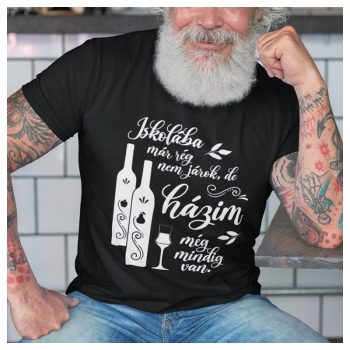   Iskolába már rég nem járok, de HÁZIM még mindig van - póló 
