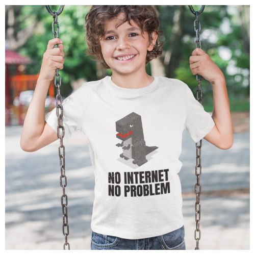 No internet - No problem - feliratos body / gyerekpóló