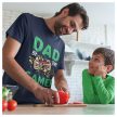 DAD by day GAMER by night - vicces feliratos póló