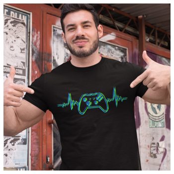 EKG - gamer póló 