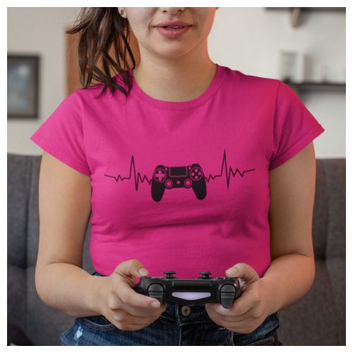 Gamer EKG - női póló