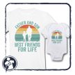 Father and son best friends for life - apa-fia szett 