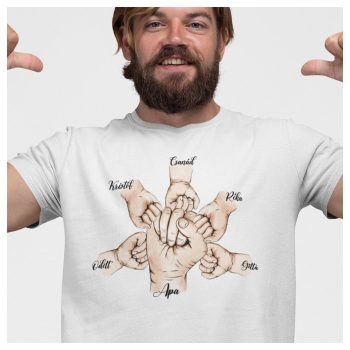 A világnak csak egy Apa vagy... egyedi apák napi póló nevekkel 