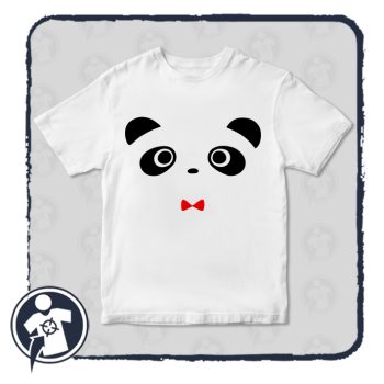 Cuki csokornyakkendős pandamaci - body/gyerekpóló