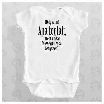   Hölgyeim! Apa már foglalt, mert Anyát feleségül veszi (egyszer)! 