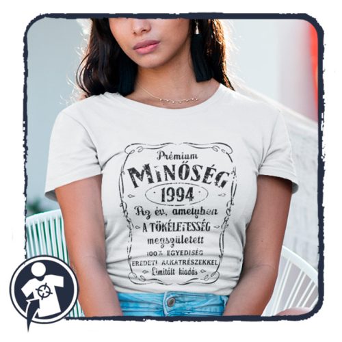 Jack Daniels - évszámos NŐI póló születésnapra 