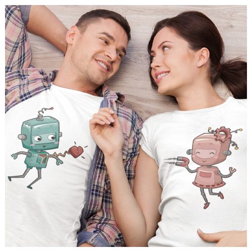 Robot szerelem - páros póló