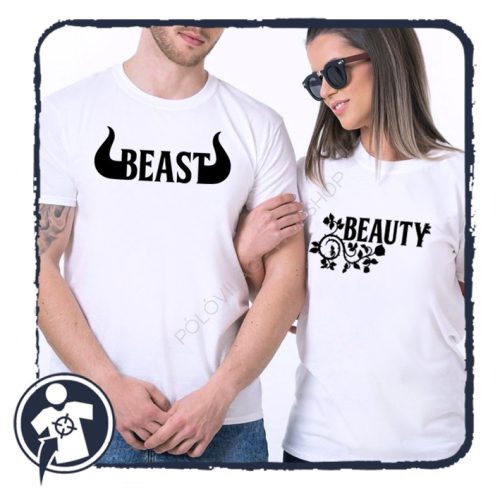 Beast and Beauty - páros póló