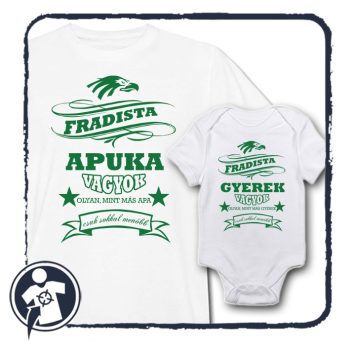 Fradista apa-fia / apa-lánya szett