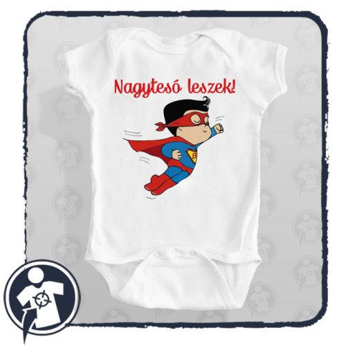 Nagytesó leszek - Superman kisfiú - body/gyerekóló