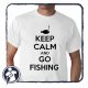 KEEP CALM and GO FISHING - póló horgászoknak 