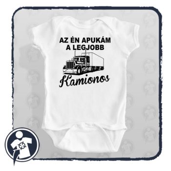 Az én apukám a legjobb kamionos - body/gyerekpóló