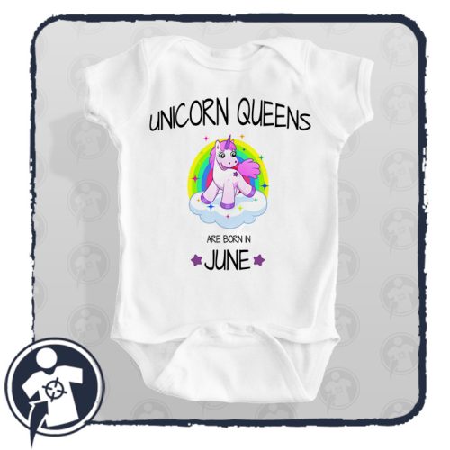 Unicorn Queens are born in - választható hónappal