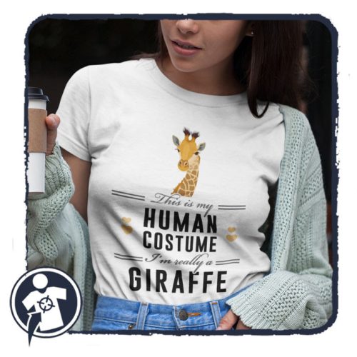 This is my human costume - Giraffe - női póló