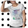 NO PROB LLAMA - feliratos cuki lámás mintájú NŐI póló 
