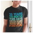 Szülinapi póló - 20. születésnapra