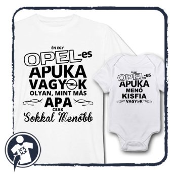 OPEL-es apa-fia szett 