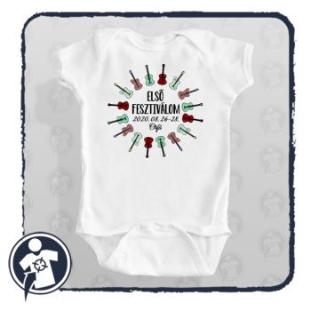 Első Fesztiválom - body / gyerekpóló - egyedi dátummal