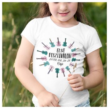   Első Fesztiválom / Első Koncertem - body / gyerekpóló - egyedi dátummal