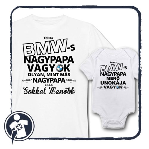 BMW-s nagypapa és unokája - szett