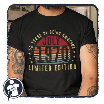   Limited Edition - Szülinapi póló - egyedi évszámmal és hónappal 