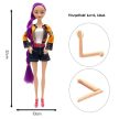Éneklő kpop demon hunters baba 30 cm – Rumy Mira Zoey figura díszdobozban