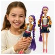 Éneklő kpop demon hunters baba 30 cm – Rumy Mira Zoey figura díszdobozban