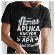 XL-es zöld póló - Ikres apuka vagyok ... - vicces feliratos póló 