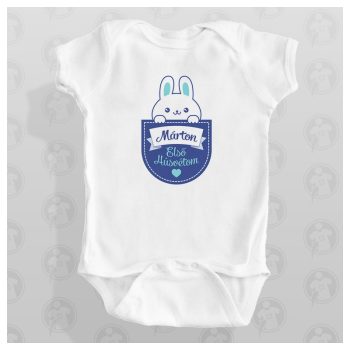   Húsvéti body / gyerek póló - Zsebnyulas mintával - saját névvel 