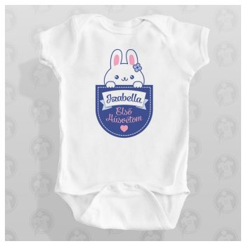   Húsvéti body / gyerek póló - Zsebnyulas mintával - saját névvel 