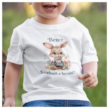   Húsvéti csokornyakkendős nyuszi body / gyerek póló - Szabad-e locsolni? 