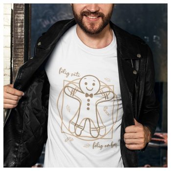   Művészi Mézi - Félig süti, félig ember - feliratú póló