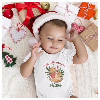 Első karácsonyom body - mézeskalács hintaló