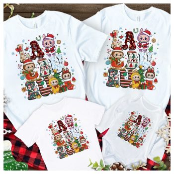 Labubu karácsonyi családi szett - 4db-os