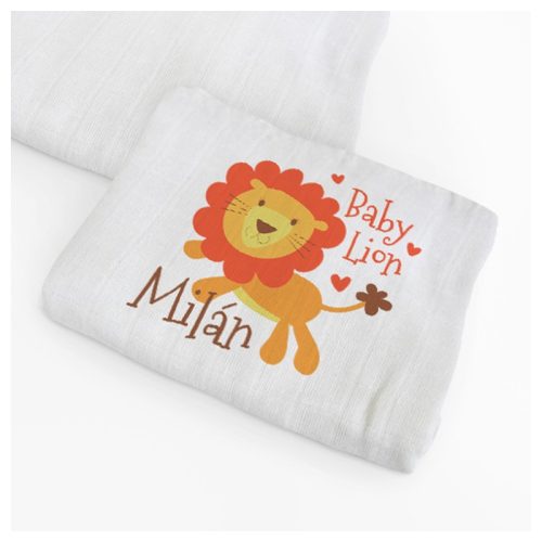 Egyedi textilpelenka - Baby Lion