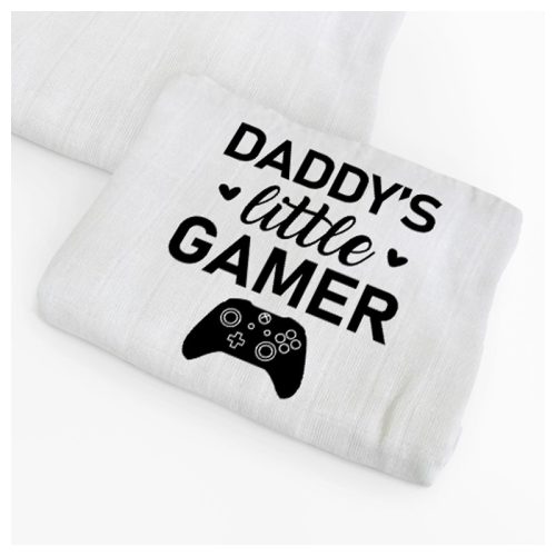 Egyedi textilpelenka - Daddy's little gamer