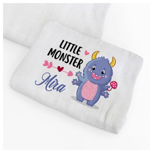 Egyedi textilpelenka - Little monster