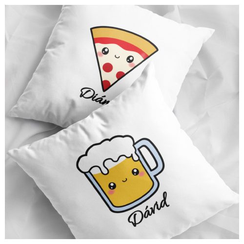 Pizza & Sör - páros párna (Perfect Couple - Tökéletes Páros)
