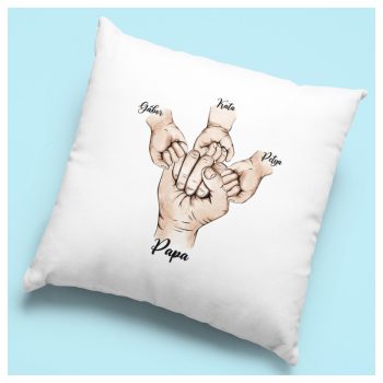 Apa a jelzőfény, melynek szeretete vezet utadon - feliratos Apák napi párna 