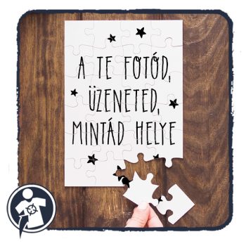   Egyedi fényképes puzzle - 24db-os - saját képpel, felirattal, mintával