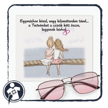 Szemüvegtörlő kendő - Testvéri szeretet