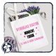 Vászonszatyor - NYUGDÍJAS VAGYOK - pink