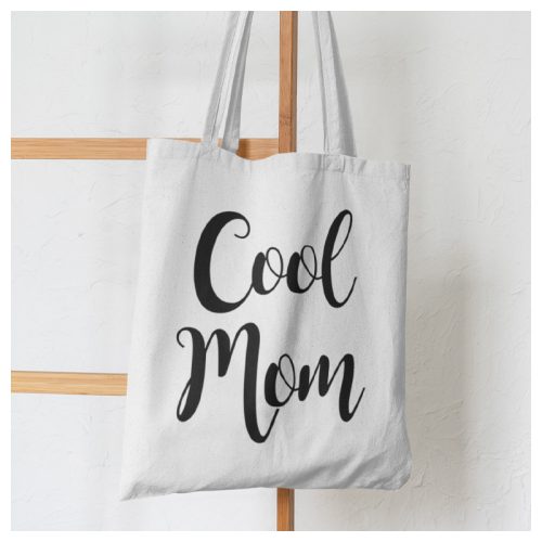 Cool Mom - feliratos Anyák napi vászonszatyor 