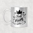 Best Mom ever - egyedi csillámos-glitteres feliratos bögre