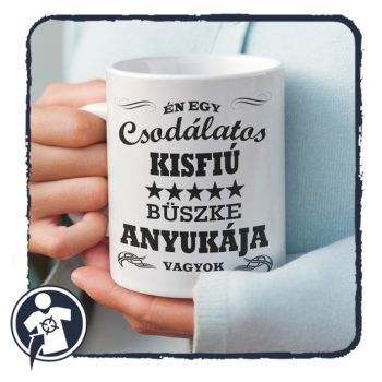 Csodálatos kisfiú büszke Anyukája - bögre