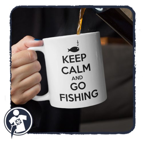 Keep calm and GO FISHING - bögre