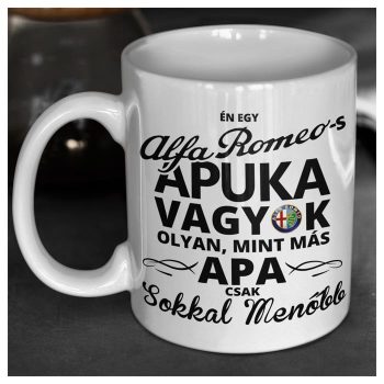 ALFA ROMEO-s Apuka sokkal menőbb - bögre
