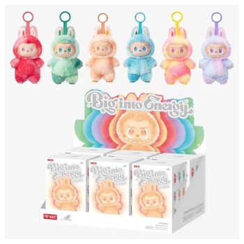 Labubu Big Into Energy vakdobozos kulcstartó – izgalmas meglepetés plüss gyűjtőknek